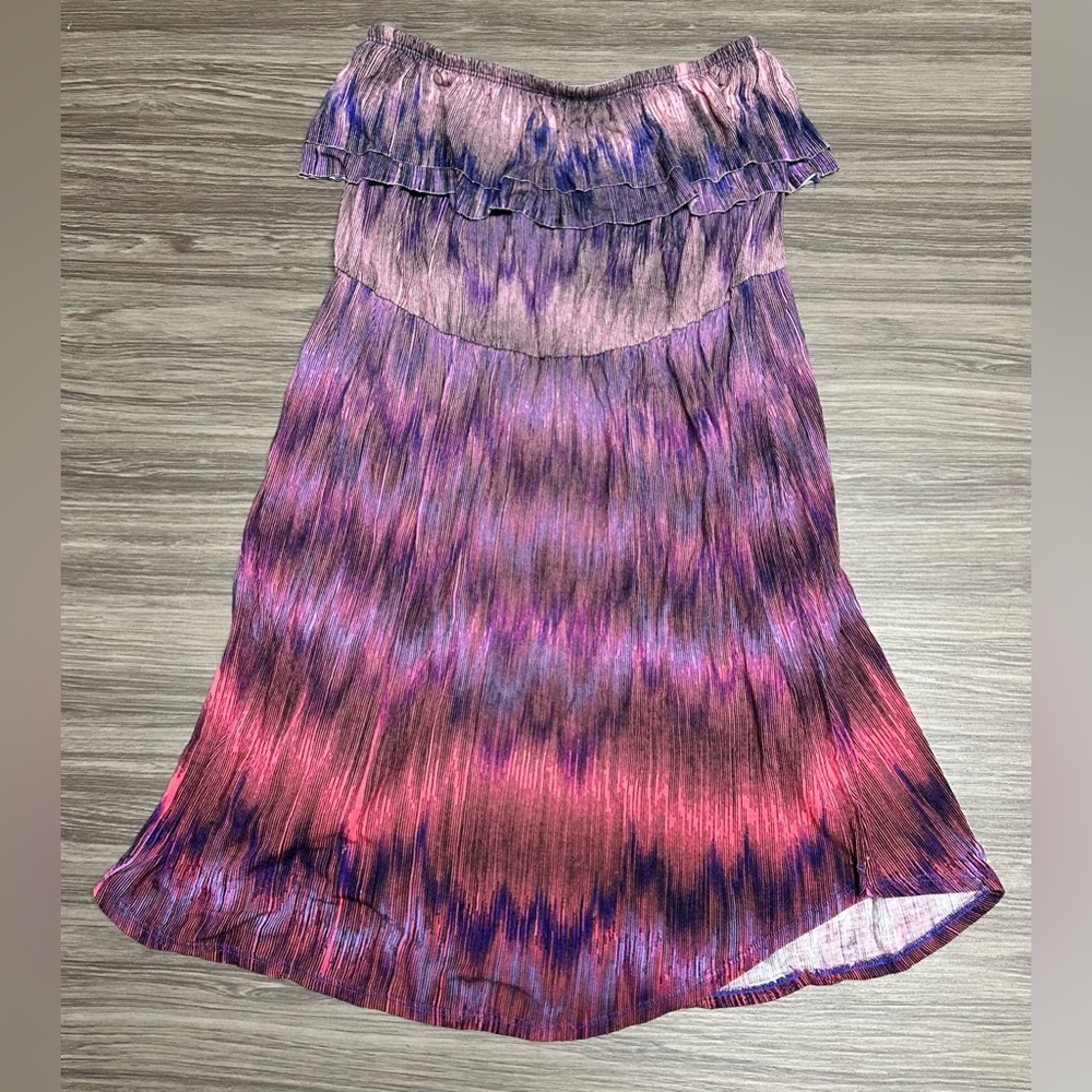 Garage Purple & Pink Tye Dye Dress Size S/P - Picture 1 of 5